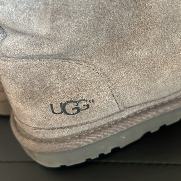 UGG Neumel Men's Chukka Boots Size 9 Brown Suede Sheepskin Lined - Picture 5 of 6